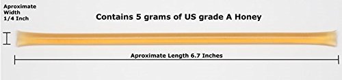 By The Cup Simply Pure Honey Sticks For Tea - 100 Honey Straws, 100% Pure Honey #TOP3