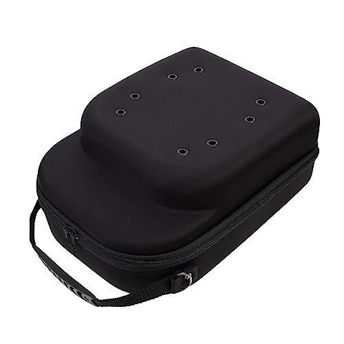 Ciieeo Baseball Hat Carrier Case Travel Organizer for Caps Portable Design with Smooth Zipper Protective Hard Shell for Travel and Storage of Baseball Hats Black
