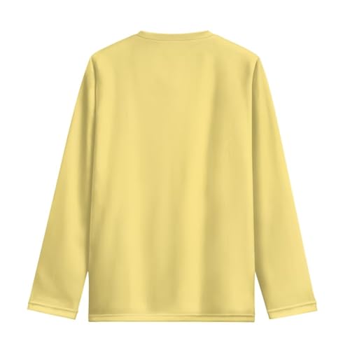 Image of Girls Long Sleeve T Shirt Cute Cartoon Crewneck Shirt for Kids 3-16Y Fall Winter Clothes
