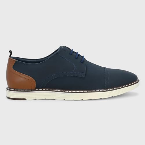 Image of Centrino Derby Formal Shoes for Men | Shoes for Man Stylish | Lace-Up with Cushioned Insole | Lightweight Comfortable Leather | Mens Formal Shoes for Office Business & Professional Wear | Daily Outings (6569)