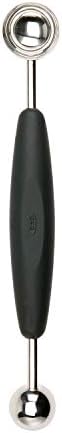 OXO Good Grips Cucharón doble para melón | Doble cuchara de acero...