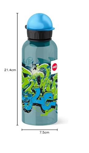 Gourde pour enfants 600ml Emsa bouteille réutilisable sans BPA Teens Graffito