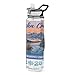 tplaotee 30 oz Alaska Cruise Ship Design Designed clear plastic sports water bottle for college Unique design decor college Office Travel Home
