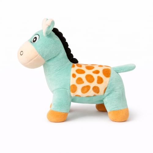 Image of Mint Green Donkey Soft Toy for Kids, 25 cm Length, 20 cm Height, 10 cm Width, Plush Stuffed Animal Toy for Baby Boys & Girls