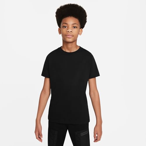Nike Mixte enfant Y Nk Park20 Tee T Shirt, Black/White, L EU