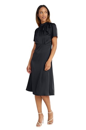 Maggy London Women's Bow Neck Midi Dress2