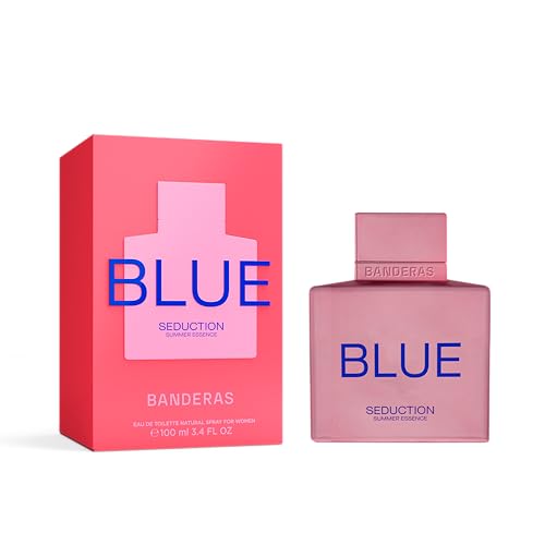 Banderas Perfumes - Blue Seduction Summer Essence - Eau de Toilette for Women - Long Lasting - Bright and Sensual Fragrance - Ideal for Day Wear - 3.4 Fl Oz