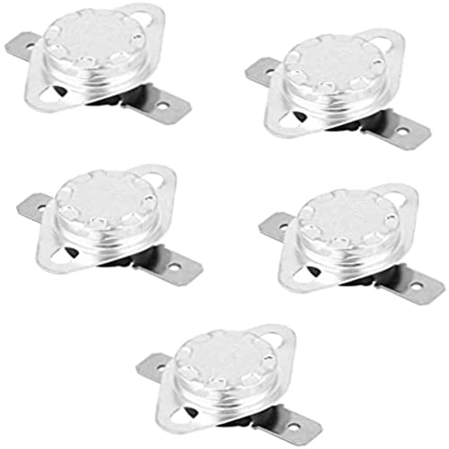 KSD301 5Pcs Temperature Switch 250V 15A Thermal Cutoff Switch Thermostat Switch Normal Closed for Precise Temperature Regulation. for Home or Industrial Use.