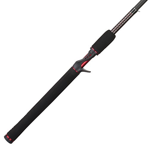 Ugly Stik 6’6” GX2 Casting Rod, One Piece Casting Rod, 8-20lb Line Rating, Medium Rod Power, Moderate Fast Action, 1/4-5/8 oz. Lure Rating