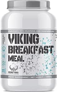 Viking Breakfast Meal - Breakfast Companion, 1000g packaging, 20 servings, 21.2g protein per 100g, Tasteful oats cereal (Vanilla)