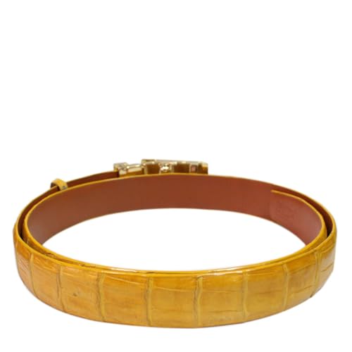 ThanhVinh Genuine Crocodile Belly Skin Leather Men's Belt – Handmade2