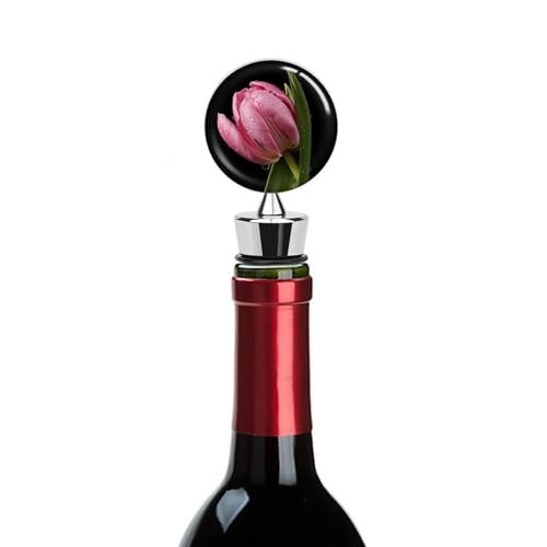 Bouchon de bouteille de vin réutilisable avec fleur pour la conservation au bar - 7