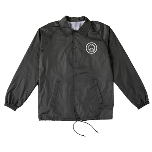 Spitfire Wheels Coat Arson Department Windbreaker Jacket Black/White2