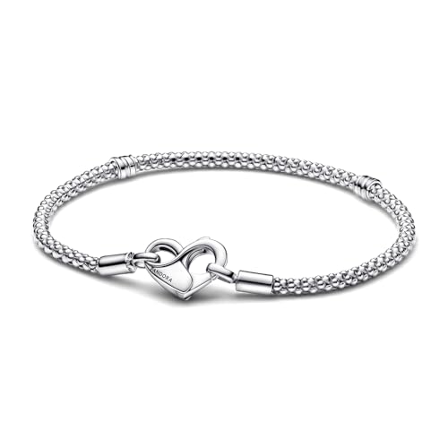 Pandora Moments Studded Chain Bracelet - Compatible Moments Charms - Gift for Her - Sterling Silver - With Gift Box2