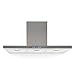 Klarstein RC90WS - Hotte aspirante, Adaptée pour un montage mural, 90 cm de large, 637m³ / h Taux d'extraction, 3 Niveaux de puissance, Acier inoxydable, Écran LCD, 2x20W halogènes, Argent