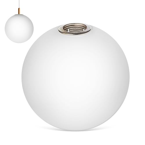 Image of Angoily Glass Ball Lampshade Replacement Decorative Globe Shade for Ceiling Lights and Chandeliers Premium Quality for Living Bedroom and Cafe Decor