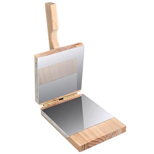 Kichvoe Tortilla Press Wooden Mexican Tortillera Presser Dumpling Skin Maker Pastry Dough Presser Tool for Homemade Tortilla Roti Chapati Taco Pataconera