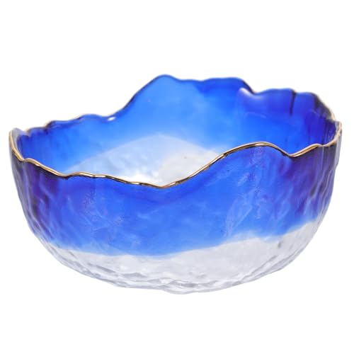 ノーブランド品 ハンドソーキングボウル 手を浸す ポイント ハンドソークコンテナ ソーカートレイを洗う マニ ボウルに指を浸す 赤 家 マニ 用品 マニ ハンドボウル ガラス Blue