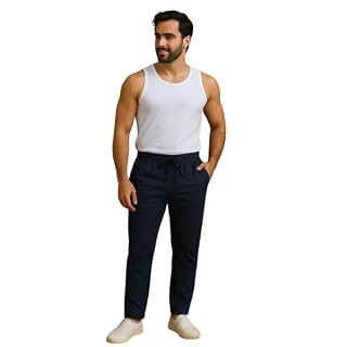 Calça Masculina 100% Linho Puro Modelagem Alfaiataria
