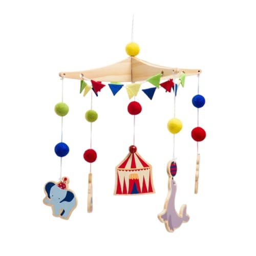 ki Cuna - Tema de circo animal, actividad sensorial interactiva - cuna, sensorial, sala de estar, hogar, viajes, coche, cochecito, decoración, utilería
