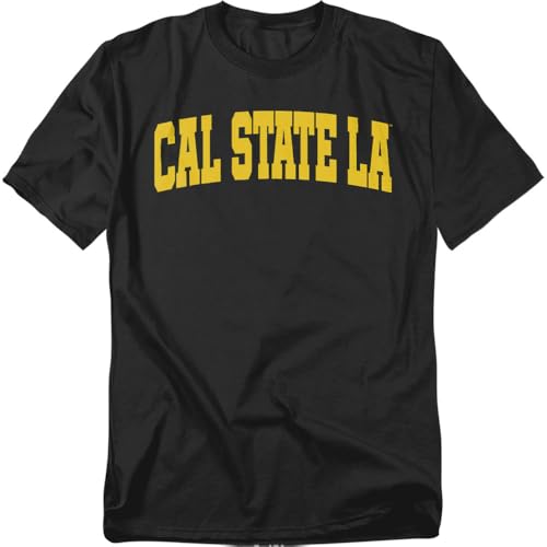 California State University Los Angeles School Name Arch, Black, 6X-L