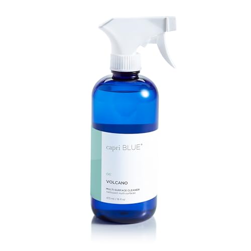 Capri Blue Volcano Multi Surface Cleaner Spray - Multi Purpose Cleaner - Cleaning Spray Safe for Countertops, Granite, & More - Vegan & Cruelty Free Cleaning Supplies (16 fl oz)