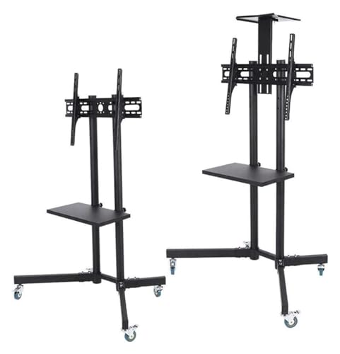 Soporte móvil ajustable para TV con ruedas miniatura 4