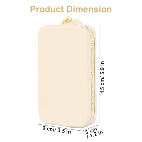 Image of Silicone Period Bags, 2 Pcs Tampon Pouch with Zipper and Handle, Sanitary Napkin Holder for Purse, Keeping Discreet Feminine Products
