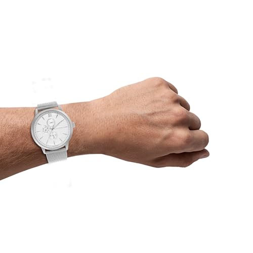 Image of Giordano Analogue Watch for Men with Stylish Mesh Band with Water Resistant Casual Wrist Watch to Complement Your Party Look - GD-50008