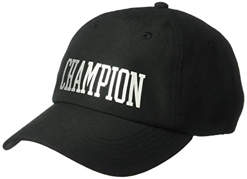 Champion Men's Neighborhood Dad Adjustable Cap, Black, One Size