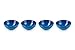 Le Creuset PG9102S4-1659 Soup Bowls (Set of 4), 22 oz/6.25", Marseille