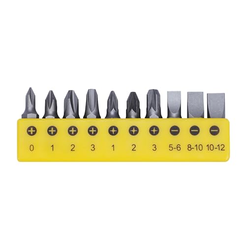 STANLEY 68-071-23 26-Piece Insert-Bit Chrome-Vanadium Screwdriver Set for Home, DIY, Professional & Industrial Use Ideal for Carpentry, Mechanical, Electrical & Plumbing Tasks, YELLOW & BLACK - Image 10 thumbnail