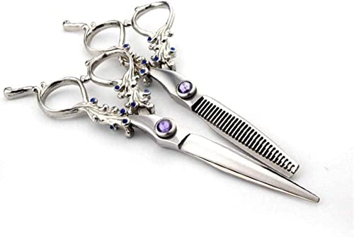 Ciseaux de barbier ciseaux de coiffure ergonomiques pour une coupe nette et reguliere