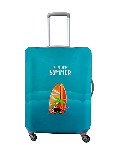 Image of Cortina Luggage Cover Trolley Travel Covers Washable Dust Proof Anti-Scratch Suitcase Protector, Small-Aqua