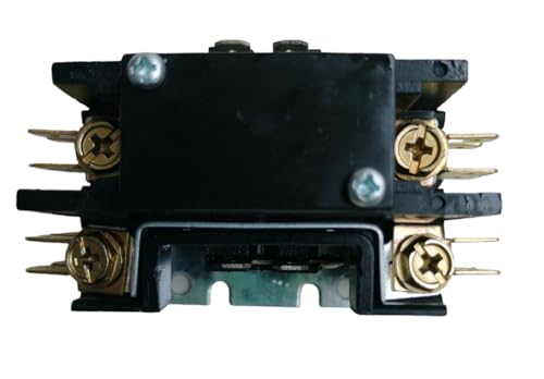 Image of SANAVYA Single Pole Magnetic Contactor Relay 220V | Heavy Duty AC Contactor for Outdoor Air Conditioner, HVAC, Compressor & Motor | Durable Copper Coil | 30A Capacity