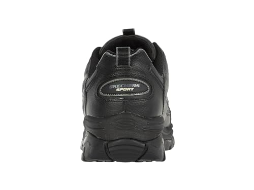 Image of Skechers Men Sneaker Shoes | Athletic Training, Leather and Mesh Upper, Cushioned Insole, Traditional Lace-up, Casual