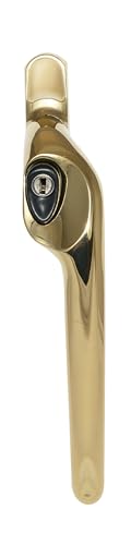 ERA Maxim Offset Locking Window Handle Right Hand Polished Gold | Replacement Upvc Replacement Handle