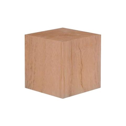 4 Inch Solid Wood Block Cube - 1 Block Cover