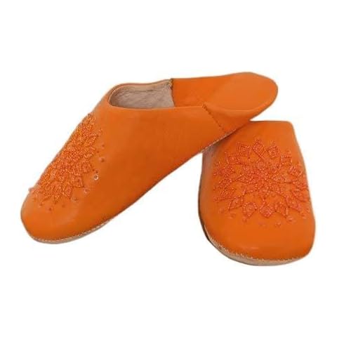 MAISON ANDALUZ Handmade Moroccan Leather Slippers Cover