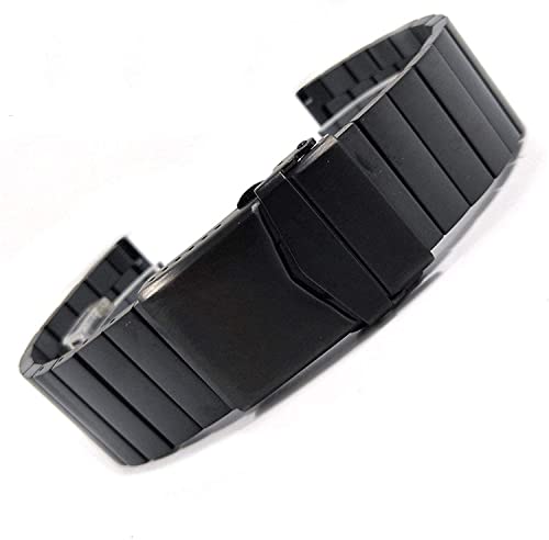 Bracelet en acier inoxydable massif 22 mm pour un style élégant au quotidien