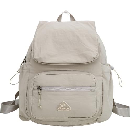 Teclado Kawaii Backpack Casual Cute Bookbags Lightweight Laptop Bag Travel Daypacks (Grey)