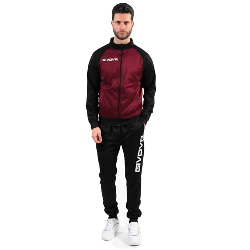 GIVOVA Cuba Tracksuit, Grenade/Black, L