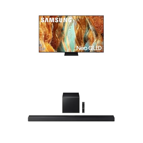 Image of Samsung 55-Inch Class Neo QLED QN70F 4K Mini LED Smart TV (2025 Model) NQ4 AI Gen2 Processor, Quantum Matrix Technology Slim + Samsung Q-Series Soundbar HW-QS700F 3.1.2 ch Subwoofer (2025 Model)