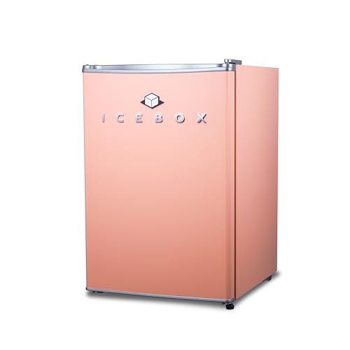 ICEBOX 2.5 Cu. Ft. Compact Refrigerator, ENERGY STAR Certified Small Refrigerator, Single Door Mini Fridge with Chiller  - Detailed View