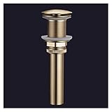 Basin Faucet Brushed Gold Brass Bathroom Sink Faucet 3 Hole Widespread Basin Mixer Double Handle Hot Cold Water Tap New Arrival Kitchen Sink Faucets(Without Overflow)