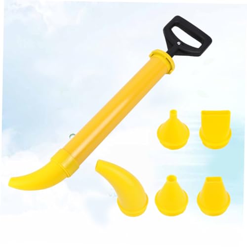 Pistolet de calfeutrage multifonction jaune avec dispositif pose de ciment