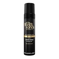 Bondi Sands Liquid Gold Self-Tanning Foam, Enriched with Argan Oil, Vegan + Cruelty Free, Coconut Scent, 200mL