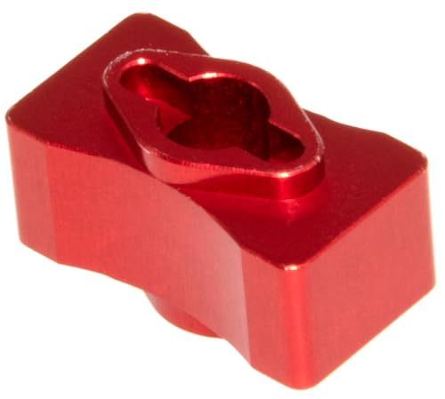 Differential Lock Spool Compatible with LOSI 22 Drag Upgrade Rc Car Aluminum Alloy Diff Locker Part Replace(Red)