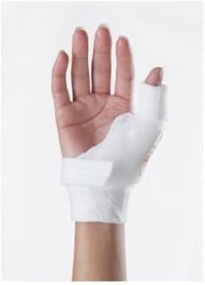 Corflex Thumb Tendonitis Brace - Thumb Immobilizer Splint-L-Left - White