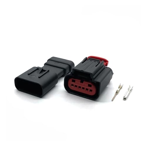 Conector impermeable de 6 pines compatible con 1-1419168-3 para pedal de coche 3